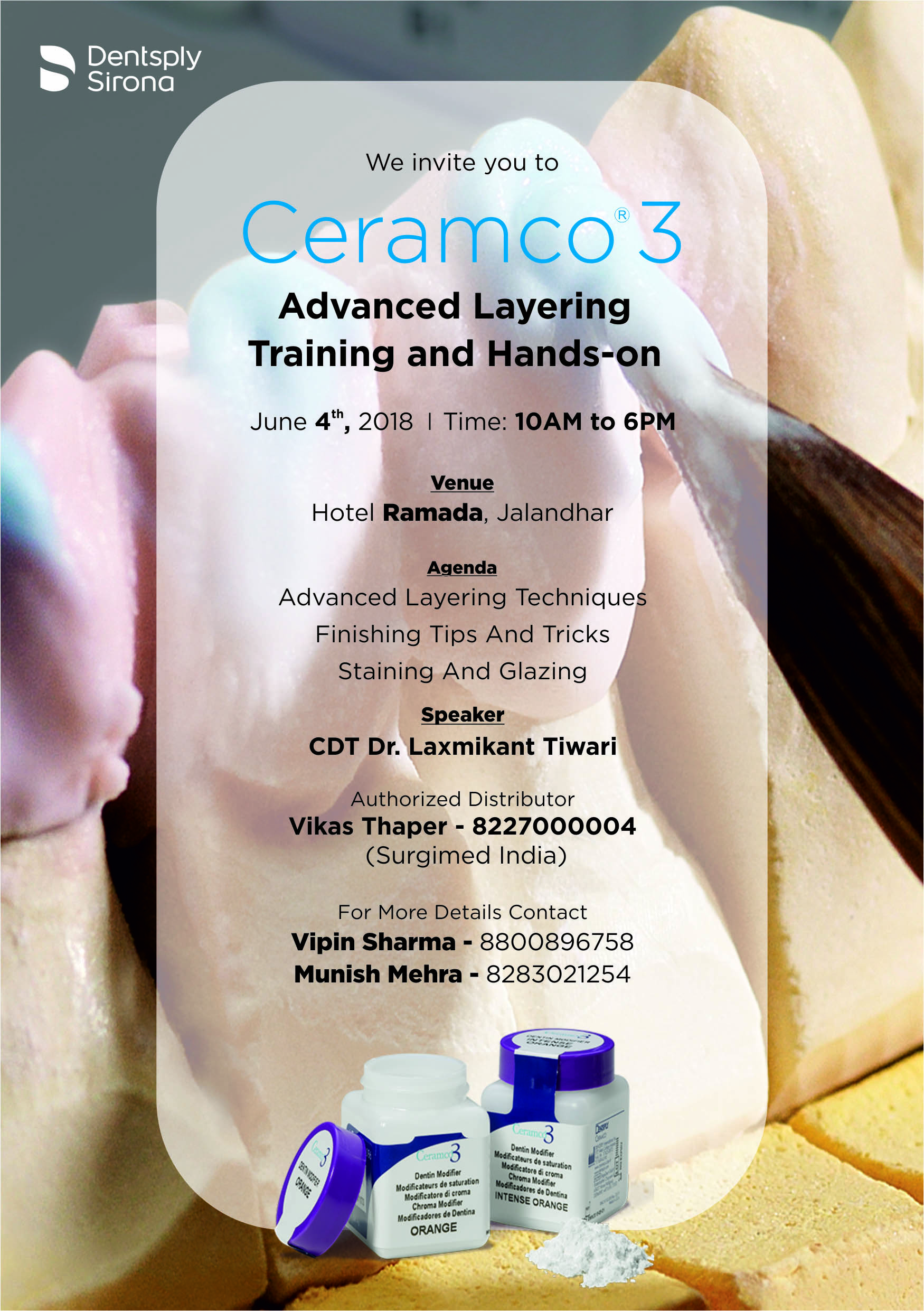 Ceramco 3 Advanced Layering Training and Hands-on